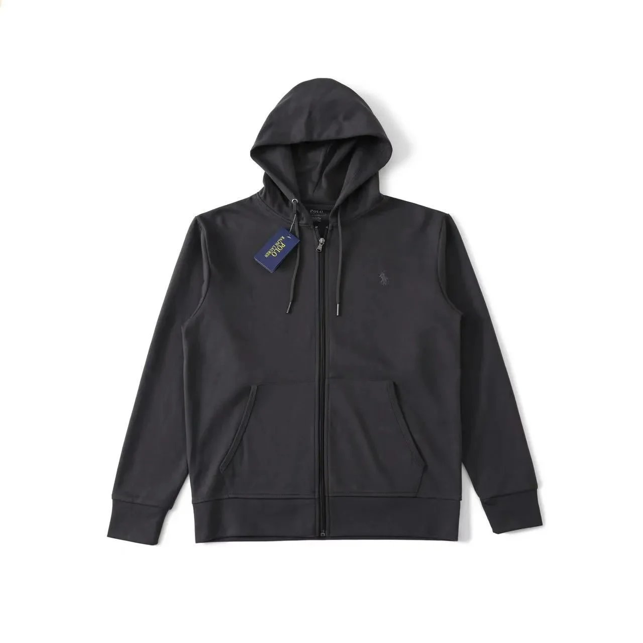 Polo Ralph Lauren Black Zip-Up Jacket - 10