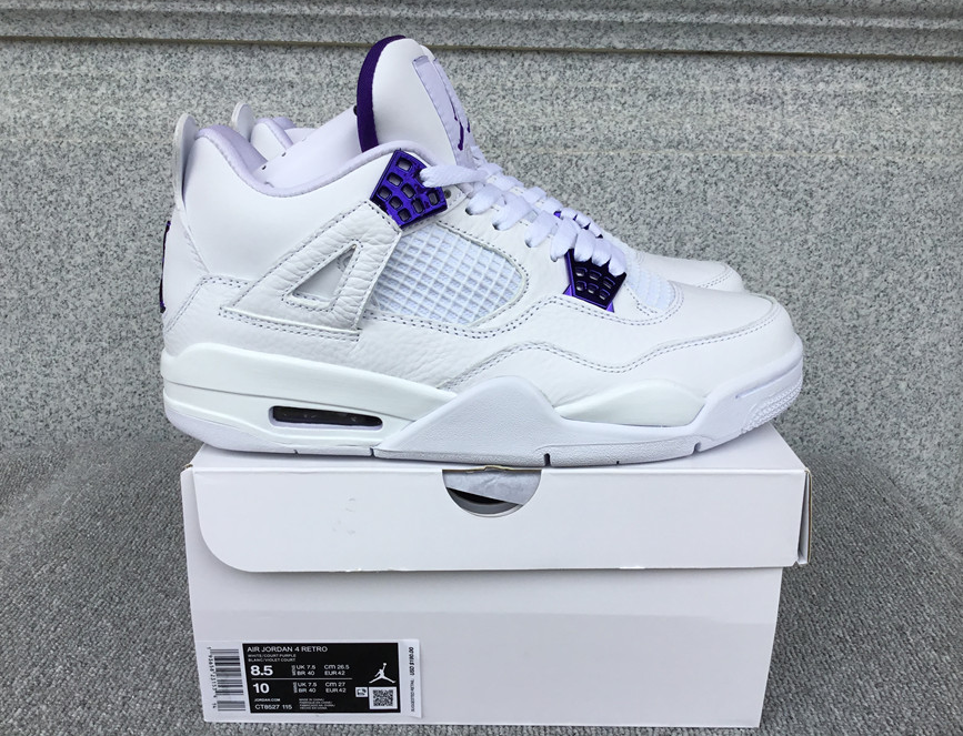 Air Jordan 4 Retro University Yellow Sneakers - 10