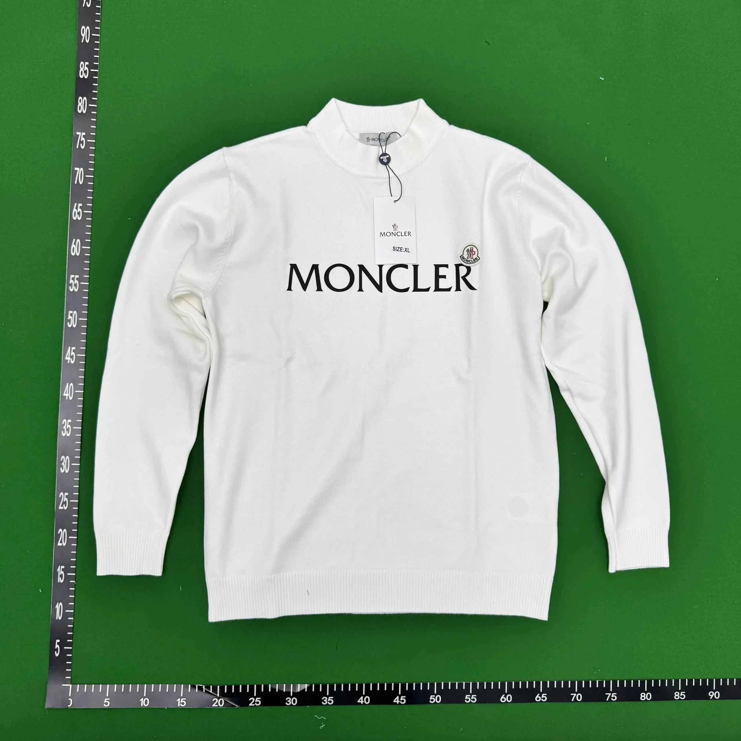 Moncler M Logo Knit Polo Black - 7