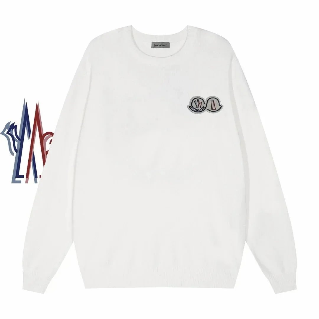 Moncler M Logo Knit Polo Black - 3