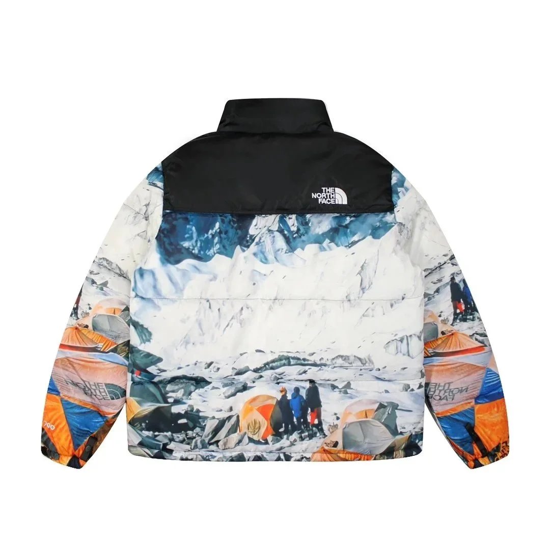 The North Face Nuptse Jacket Black Camo Down Jacket - 4