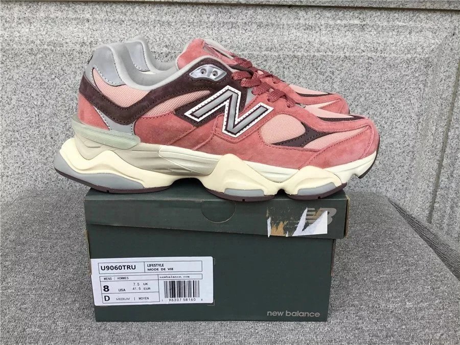 New Balance 9060 Olive Green Chunky Sneakers - 5