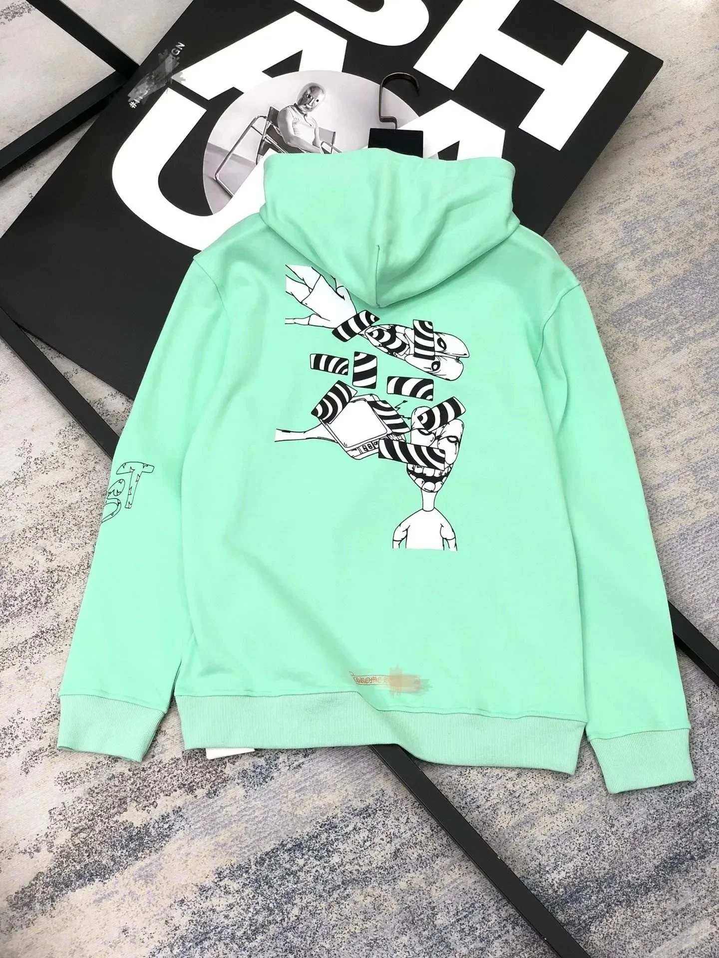 GRA Heart Sex Olive Green Hoodie - 5