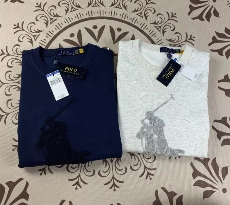 Polo Ralph Lauren Big Pony Embroidered Sweatshirt Navy - 6