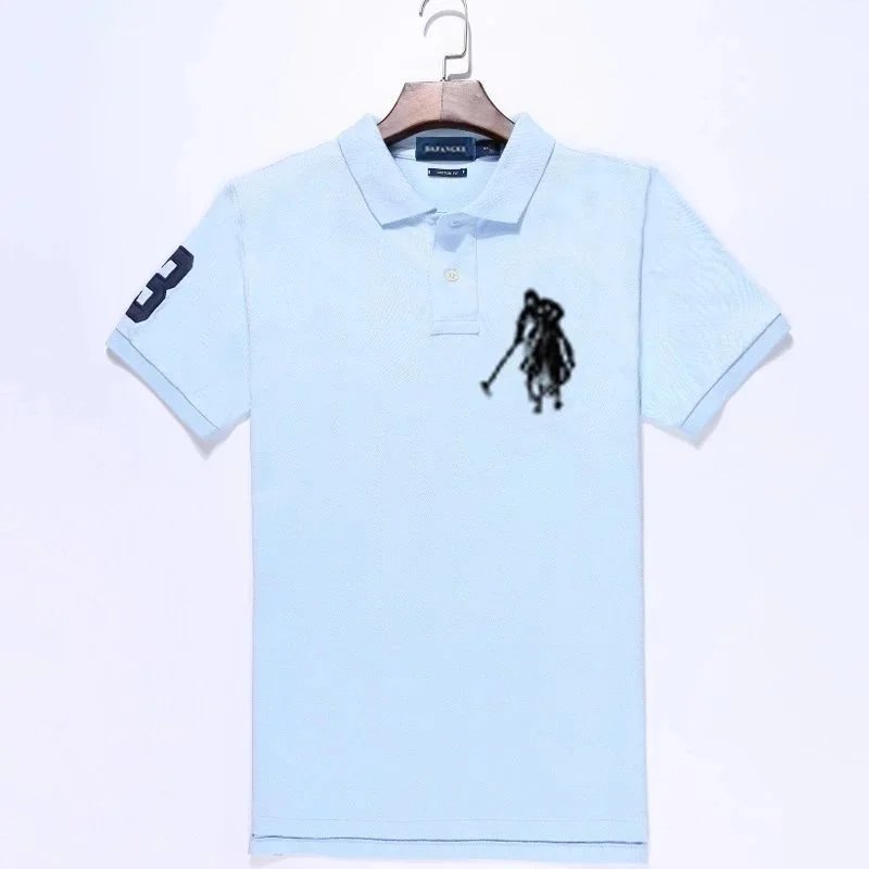Ralph Lauren Polo Player Logo Gray Polo - 11