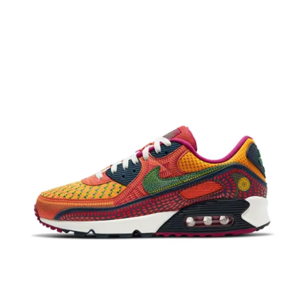 Nike Air Max 90 Black/White/Red Sneakers - 10