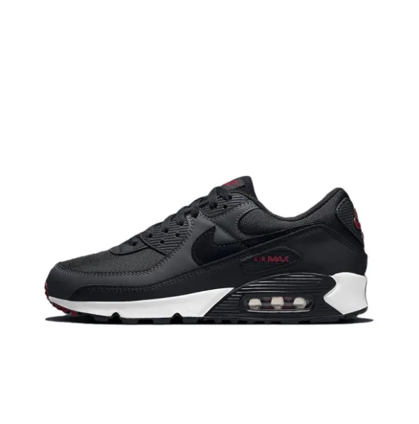 Nike Air Max 90 Black/White/Red Sneakers - 1