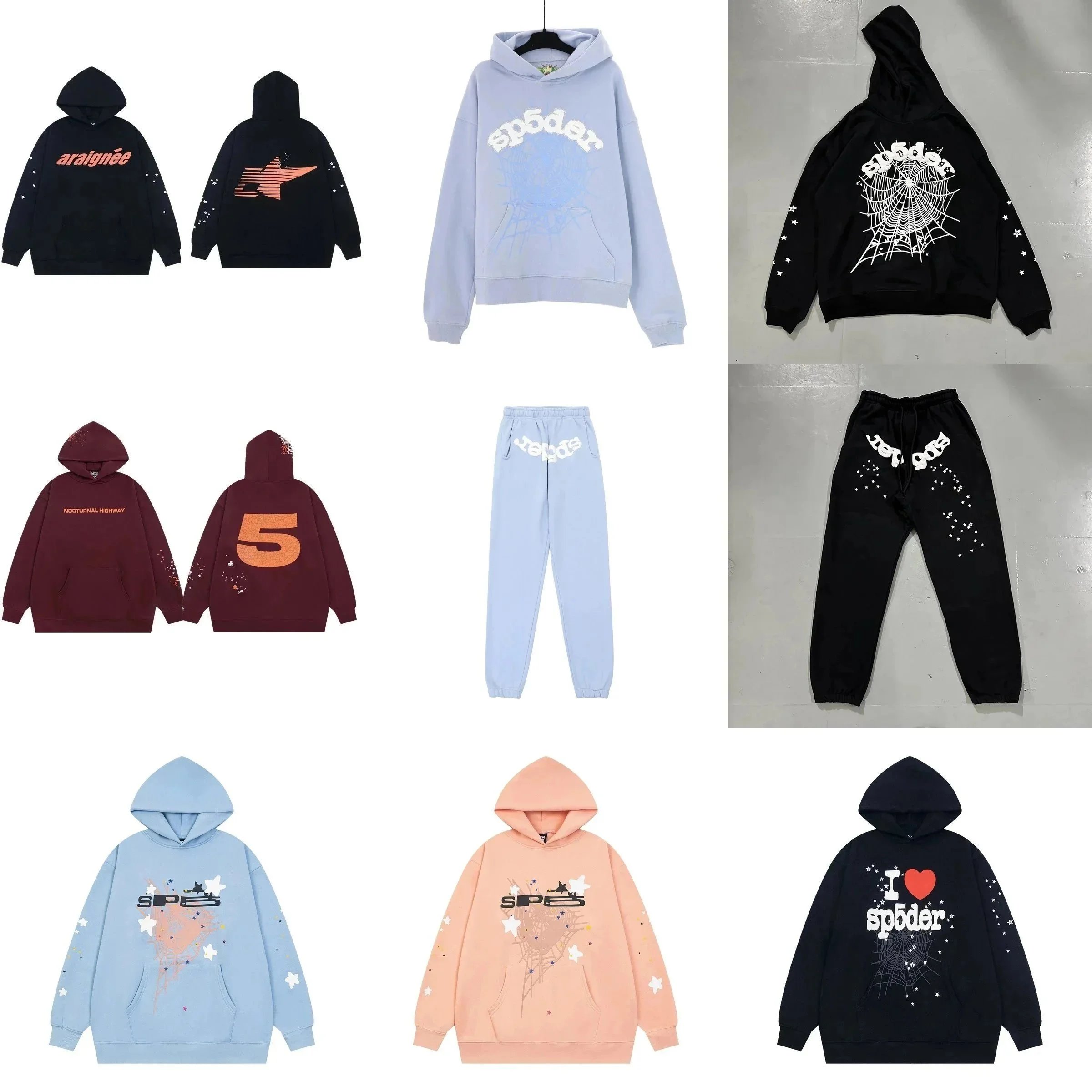 Spider Web Graphic Hoodie Black - 2