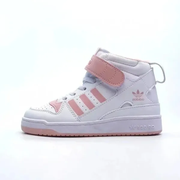 Adidas Originals Forum 84 Mid Pink White Sneakers - 1