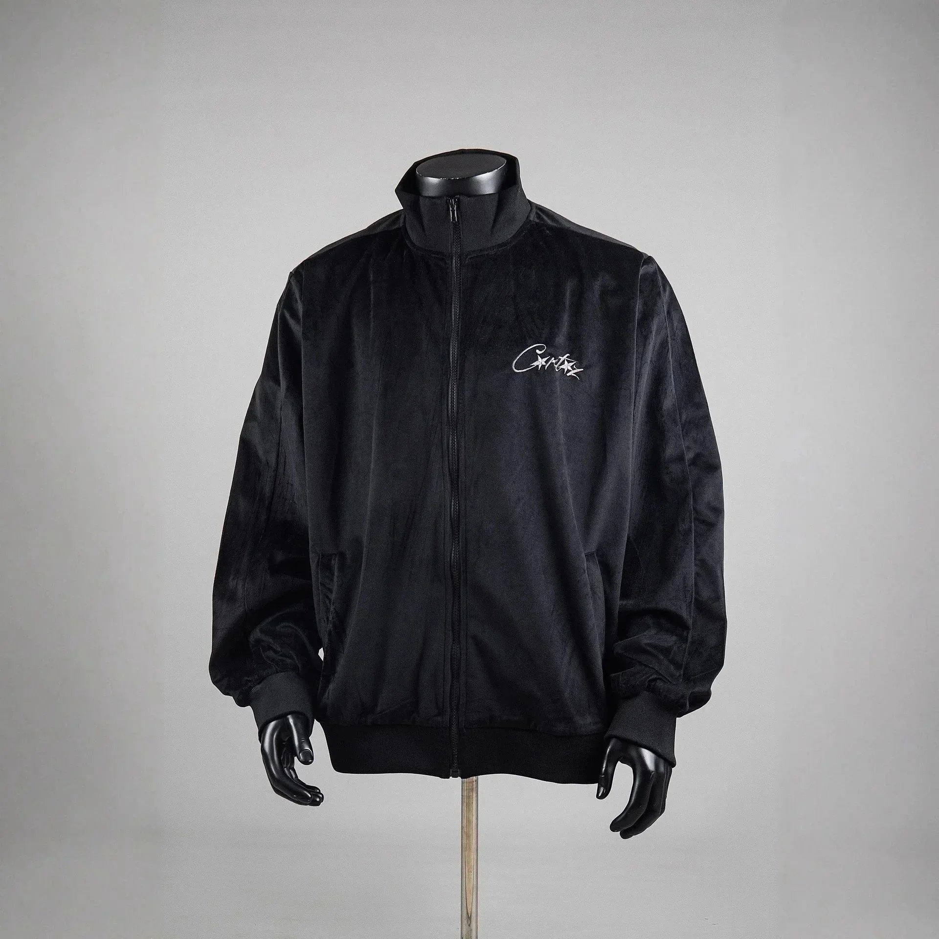 Gallery Dept x Saint Tears Abstract Knit Zip-Up Sweater Black - 10