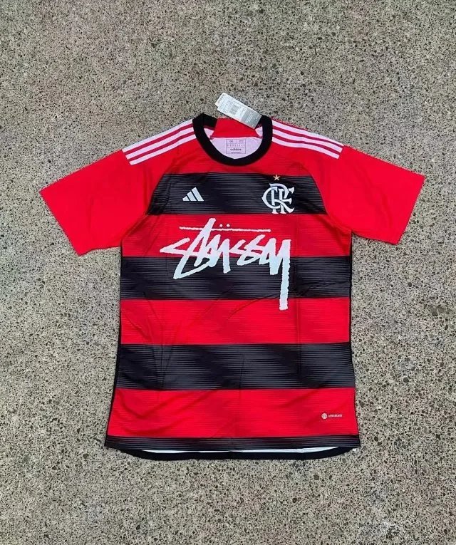 Stüssy x CBF Brazil Away Jersey Black - 5