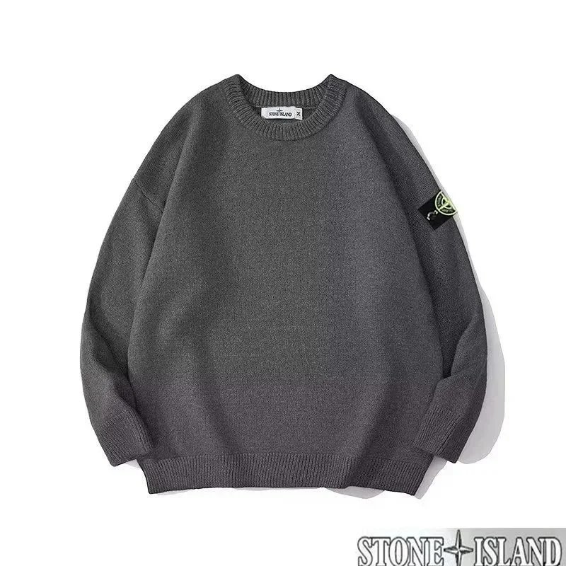 Stone Island Knit Sweater Turquoise Sweater - 7