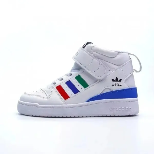 Adidas Originals Forum 84 Mid Pink White Sneakers - 8