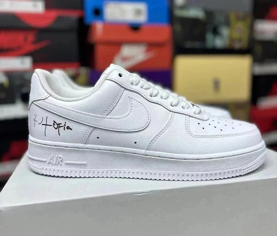 Nike Air Force 1 React White Ice Sneakers - 4
