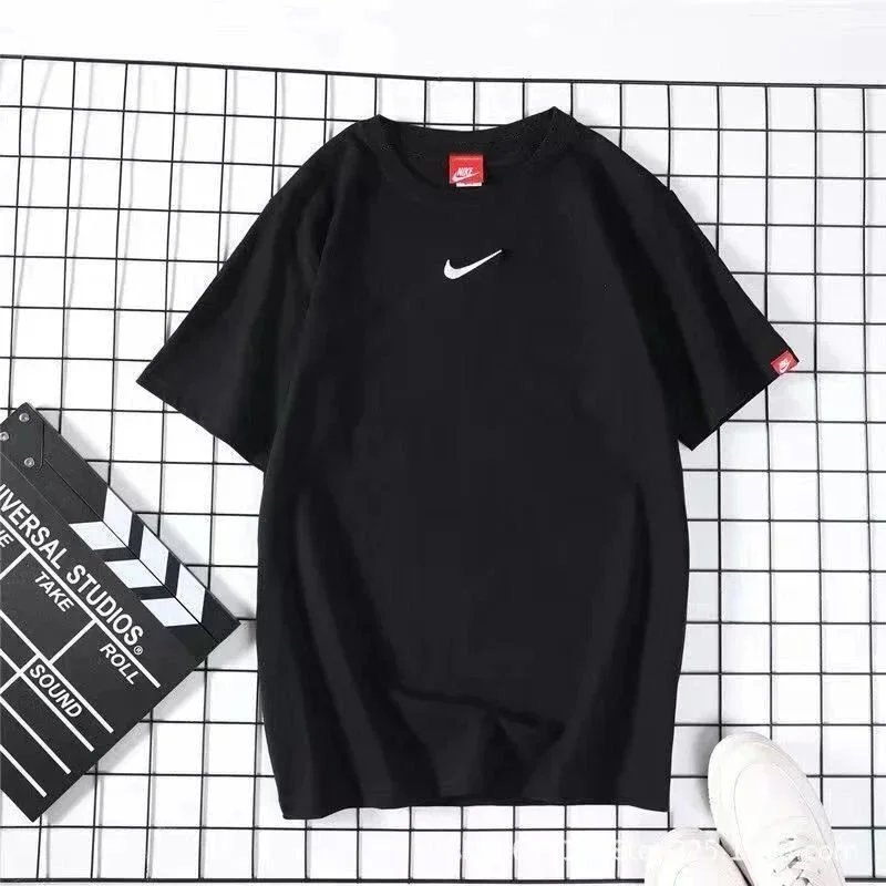 Nike Essential Swoosh Logo Gray T-Shirt - 8