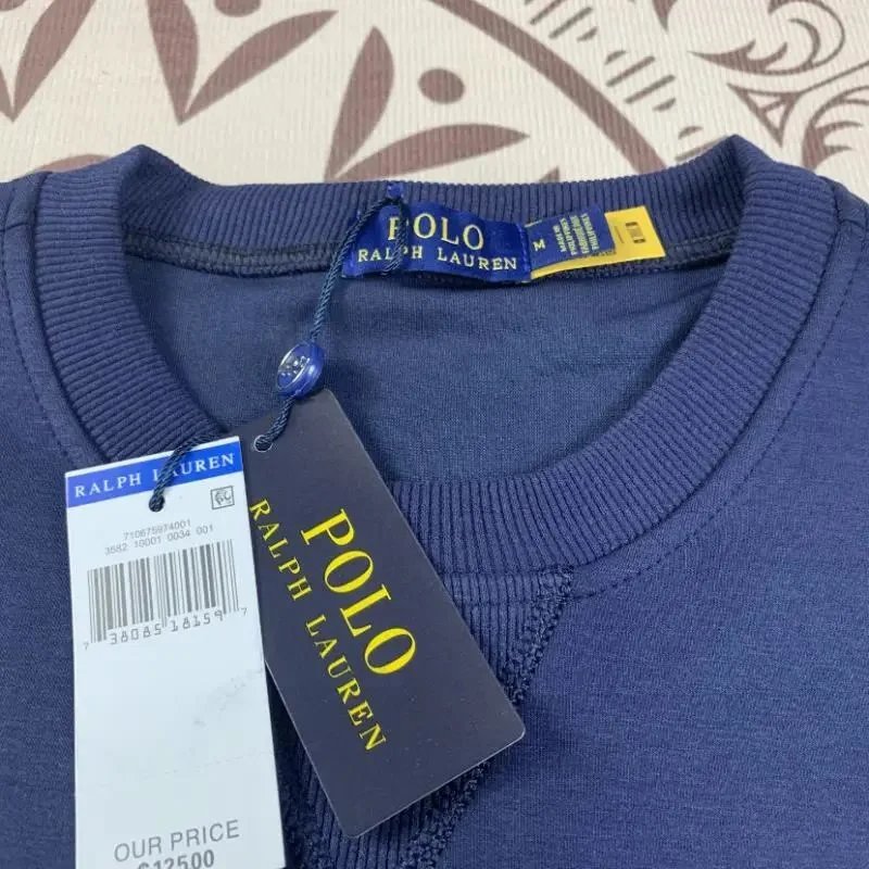 Polo Ralph Lauren Big Pony Embroidered Sweatshirt Navy - 8