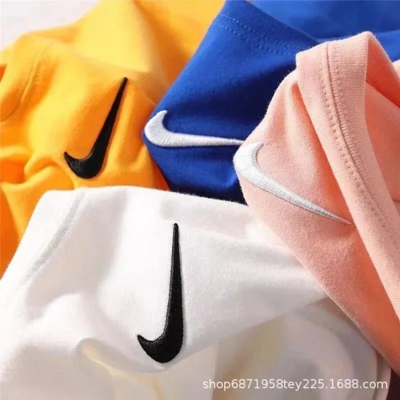 Nike Essential Swoosh Logo Gray T-Shirt - 7