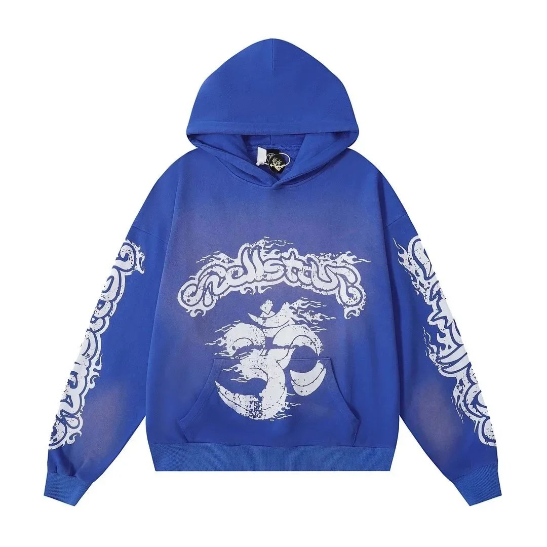 GRA Red Graphic Hoodie and Sweatpants Set - 6
