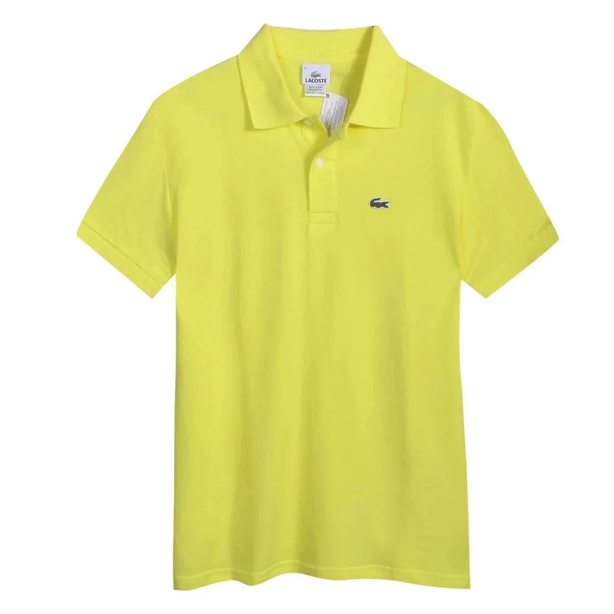 Lacoste Classic Polo Shirt Lime Green Polo - 9