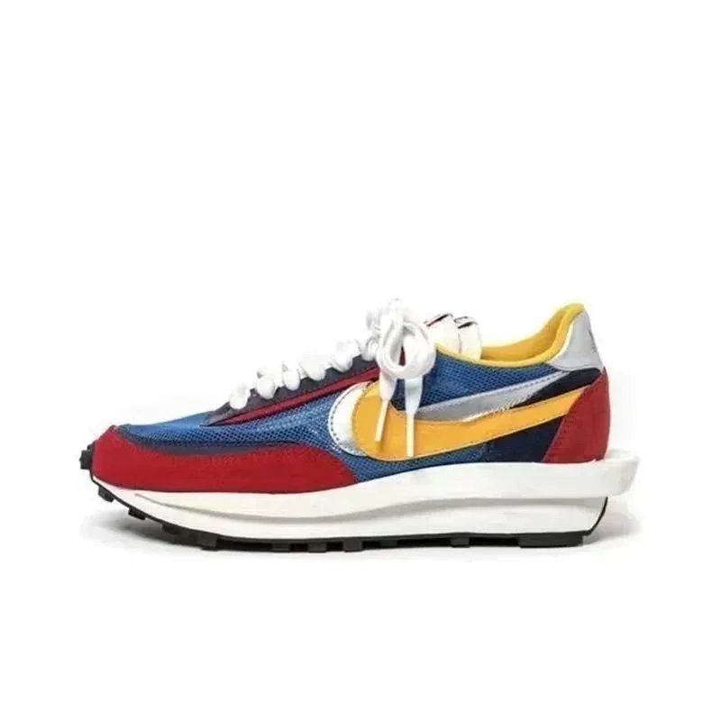 Nike x Sacai VaporWaffle Black Sneakers - 8