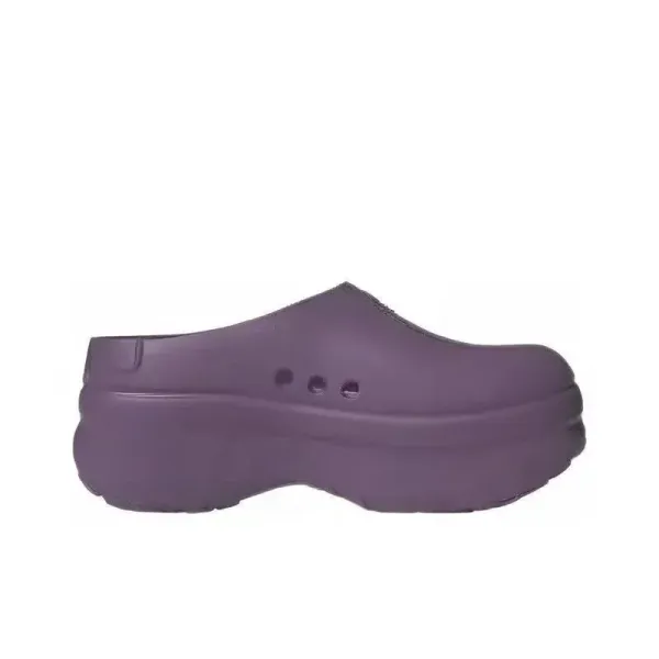 Off-White Platform Clog Purple Casual Shoes - 1
