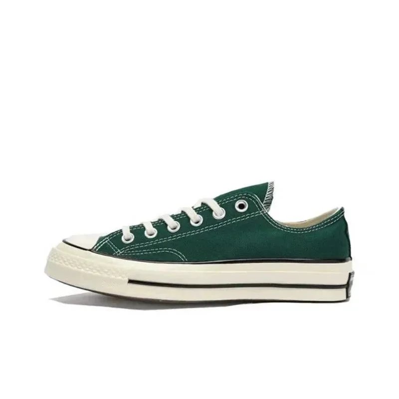 Converse Chuck 70 Low Forest Green Canvas Sneakers - 1