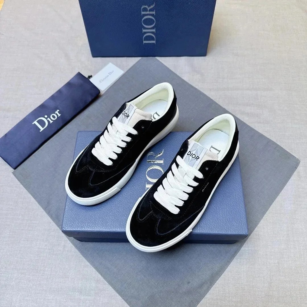 Dior B23 Oblique Black Sneakers - 4