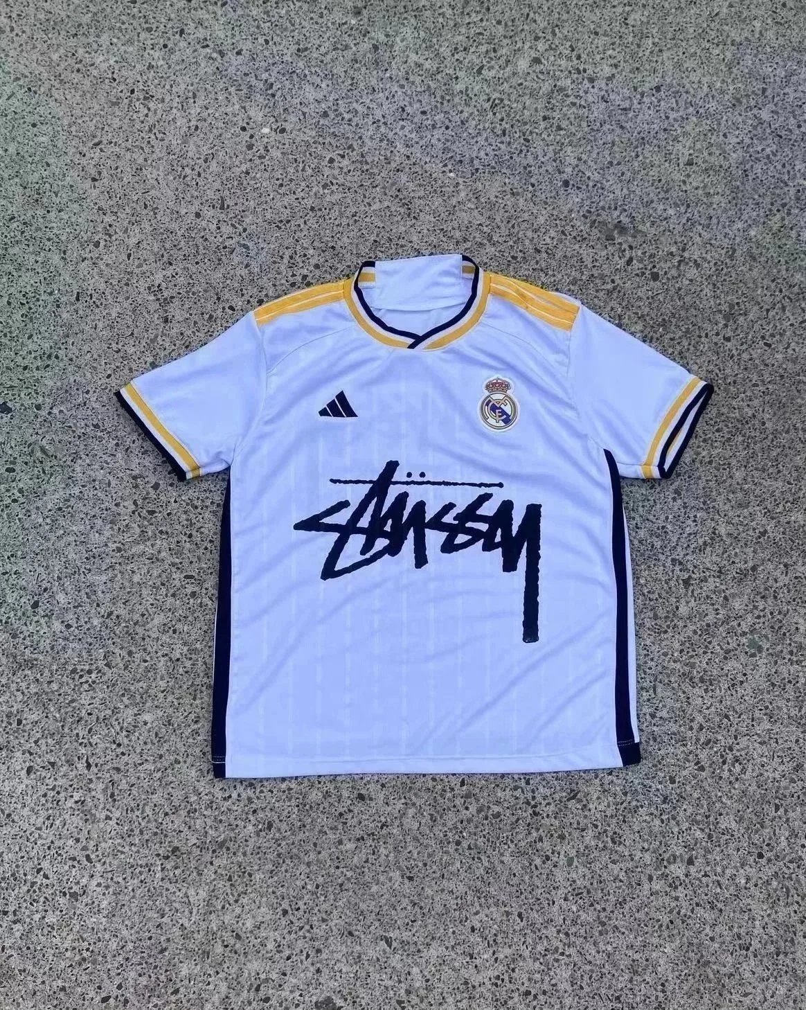 Stüssy x Colo-Colo x Adidas Football Jersey Black/White - 4