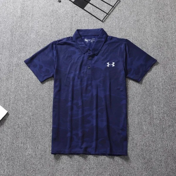 Under Armour Performance Camo Polo Navy - 1
