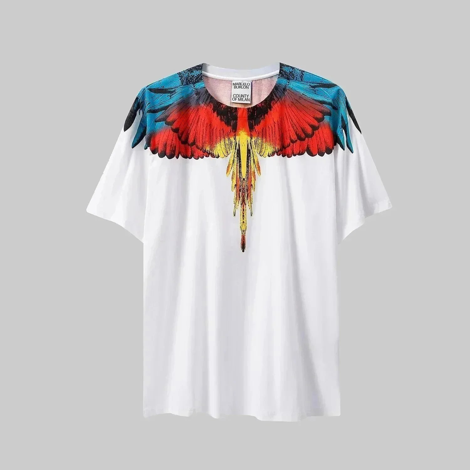 Marcelo Burlon County of Milan Wings Print White T-Shirt - 6