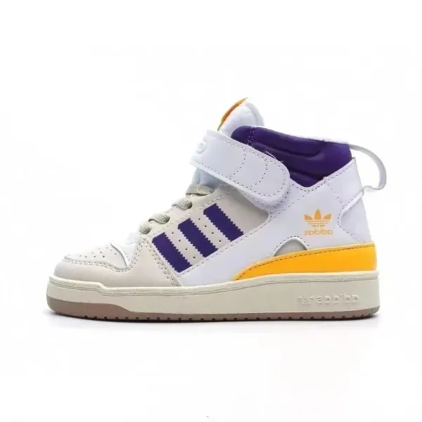 Adidas Originals Forum 84 Mid Pink White Sneakers - 7