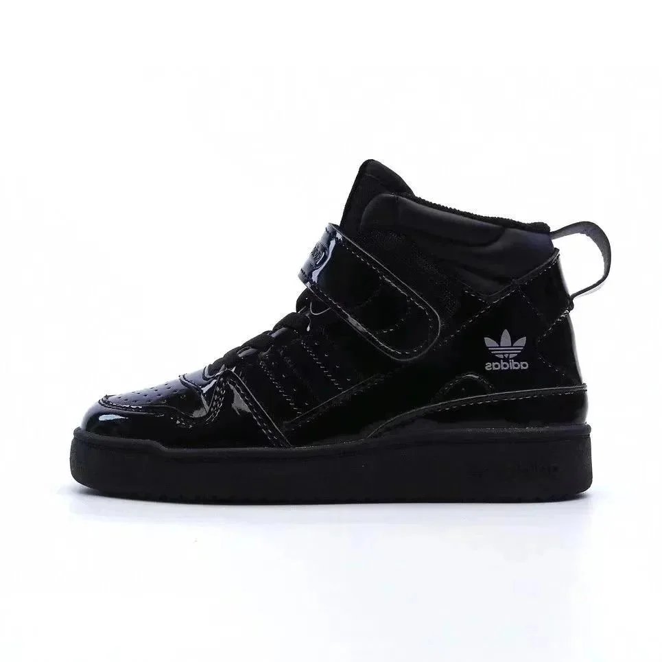 Adidas Originals Forum 84 Hi Patent Black Sneakers