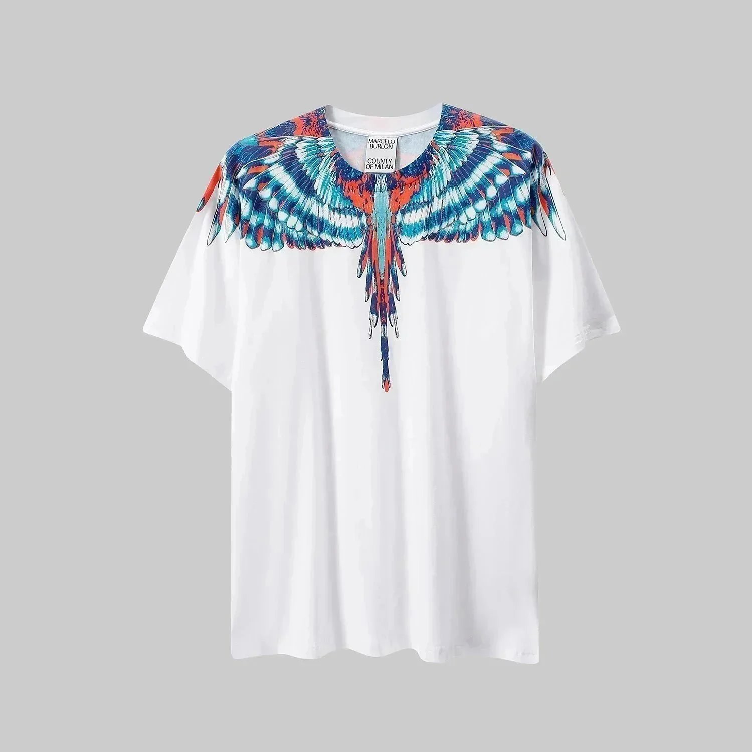 Marcelo Burlon County of Milan Wings Print White T-Shirt - 9