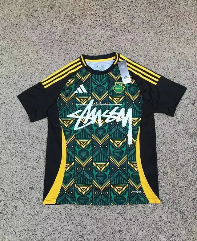 Stüssy x CBF Brazil Away Jersey Black - 7