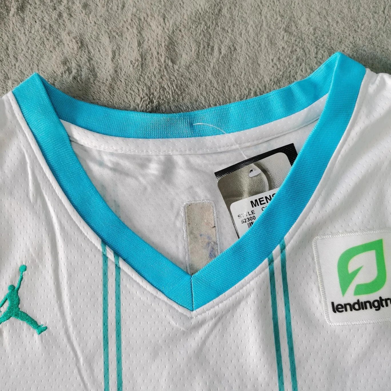 Charlotte Hornets Nike NBA Swingman Jersey Teal Blue Activewear - 10
