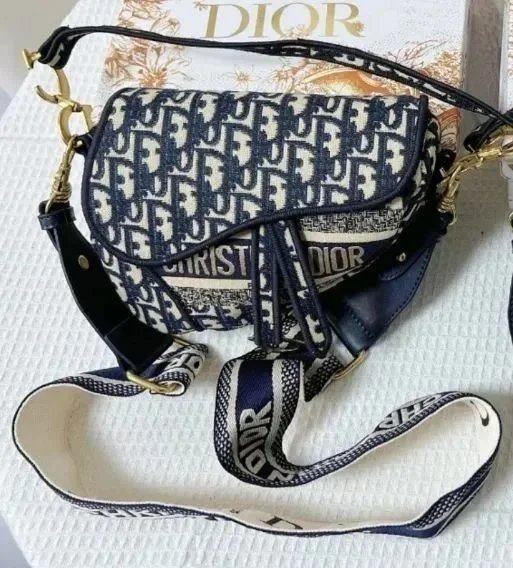 Dior Oblique Monogram Black and White Backpack - 3