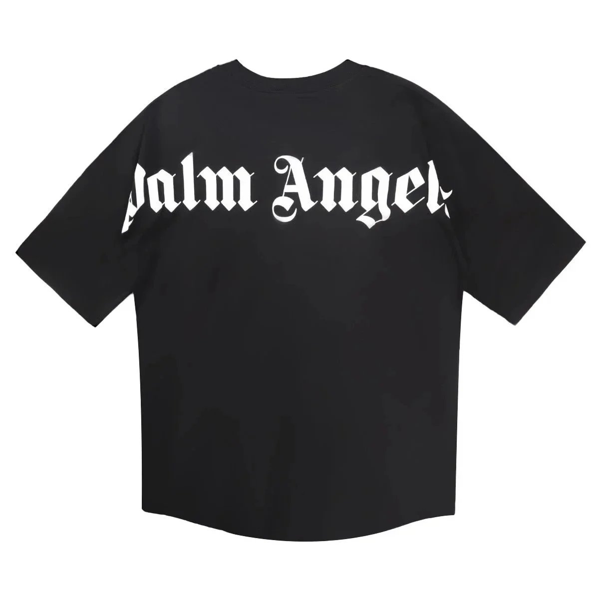 Palm Angels Neck Logo T-Shirt Beige T-Shirt - 7