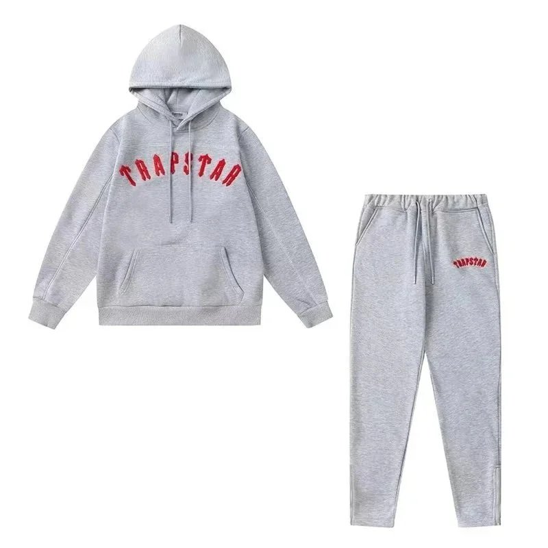 GRA Snooker Graphic Hoodie and Sweatpants Set Gray - 5