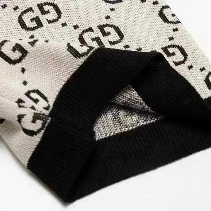 Gucci GG Logo Polo Black with Red Collar Polo - 5