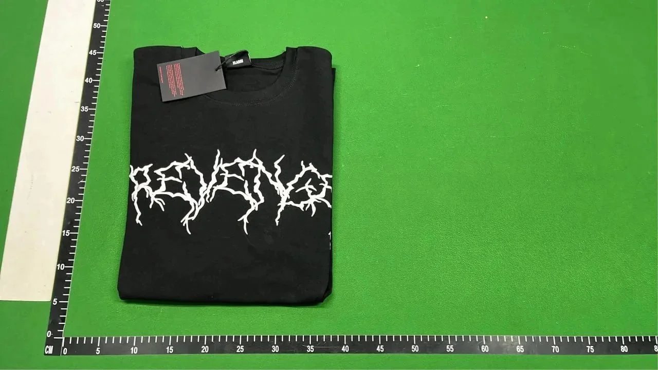 Saint Tears Crystal Embroidered 'Revenge' T-Shirt White - 9