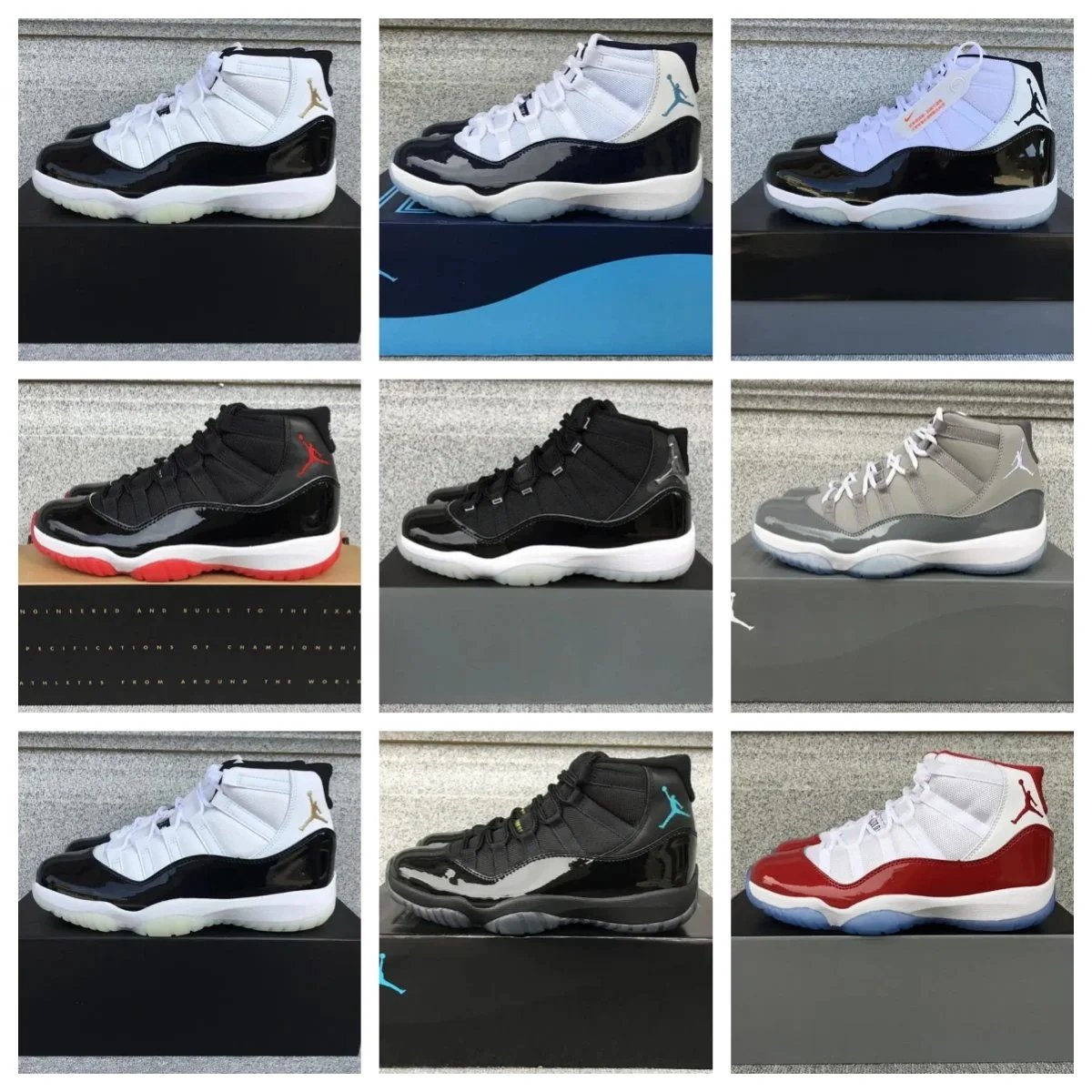 Air Jordan 11 Retro Bred Sneakers - 2