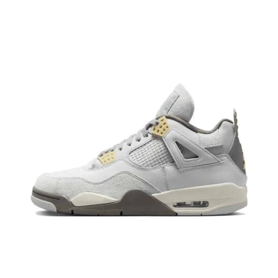 Air Jordan 4 Retro White Cement Red Sneakers - 7