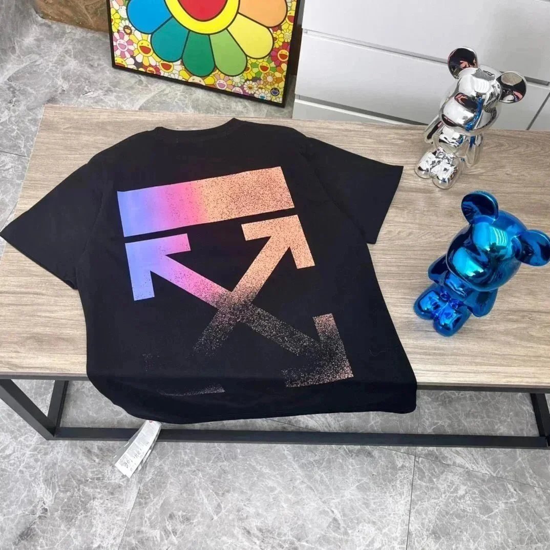 Off-White Diagonal Arrow Gradient Black T-Shirt - 1