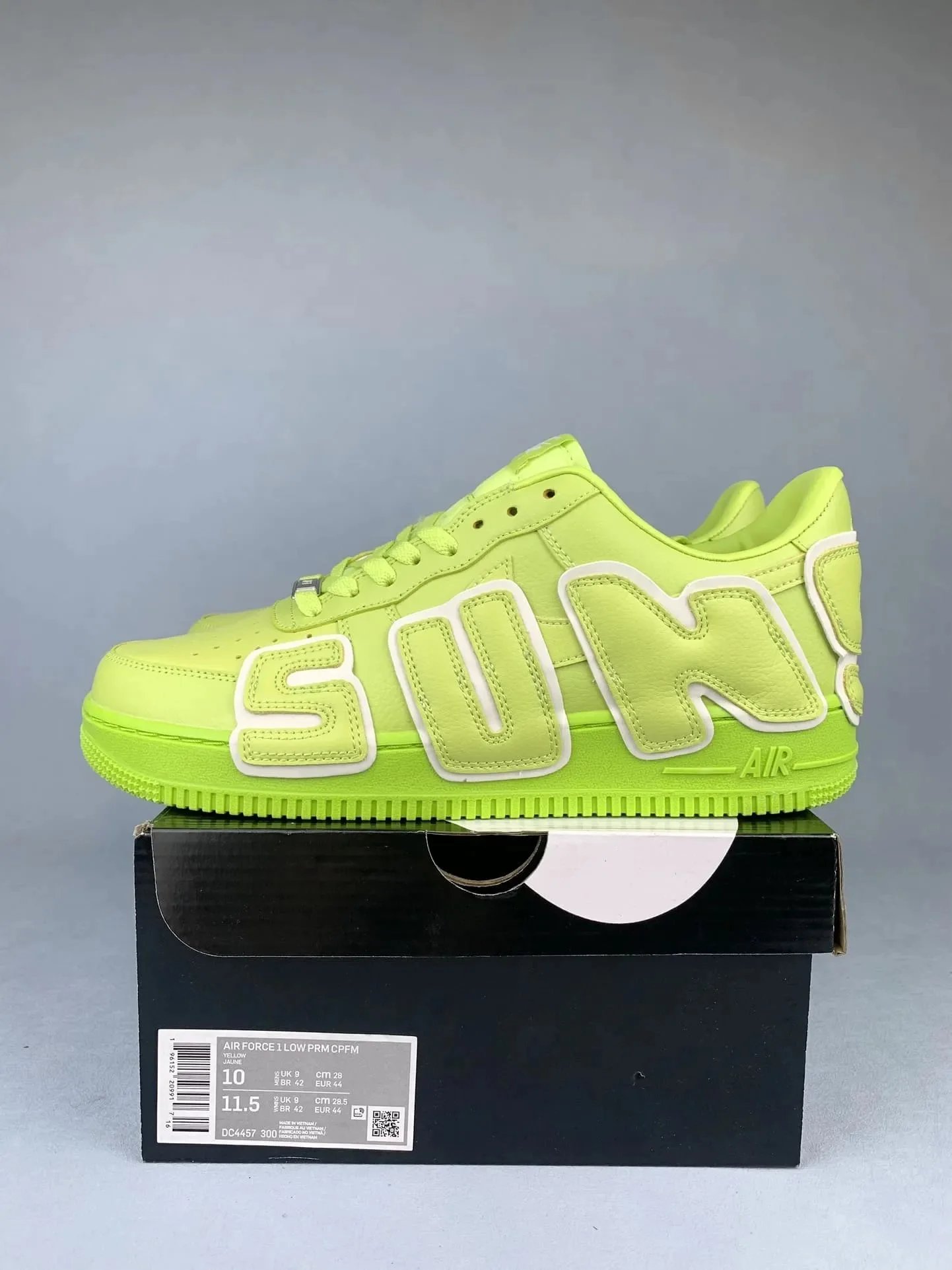 Nike Air Force 1 Low PRM CPFM Yellow Sneakers - 1