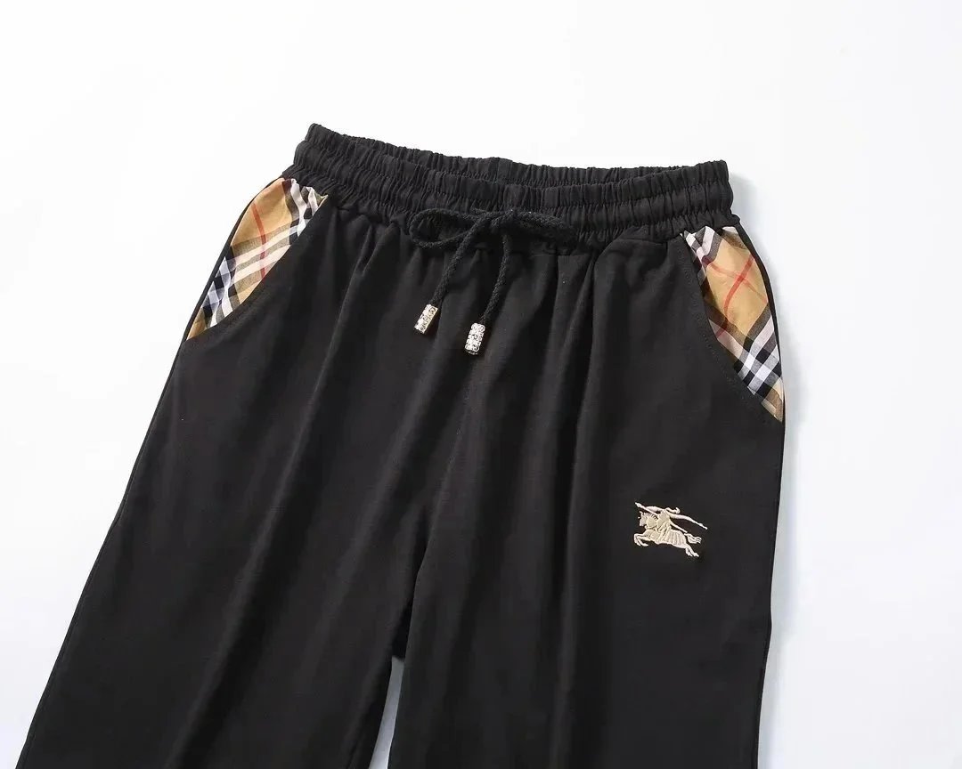Burberry Check Print T-Shirt and Shorts Set White - 7