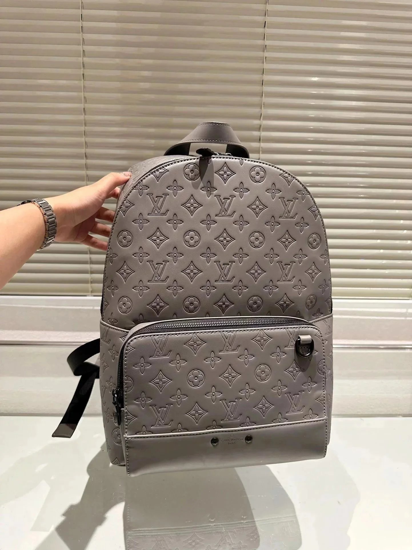 Louis Vuitton Monogram Eclipse Black Backpack - 3