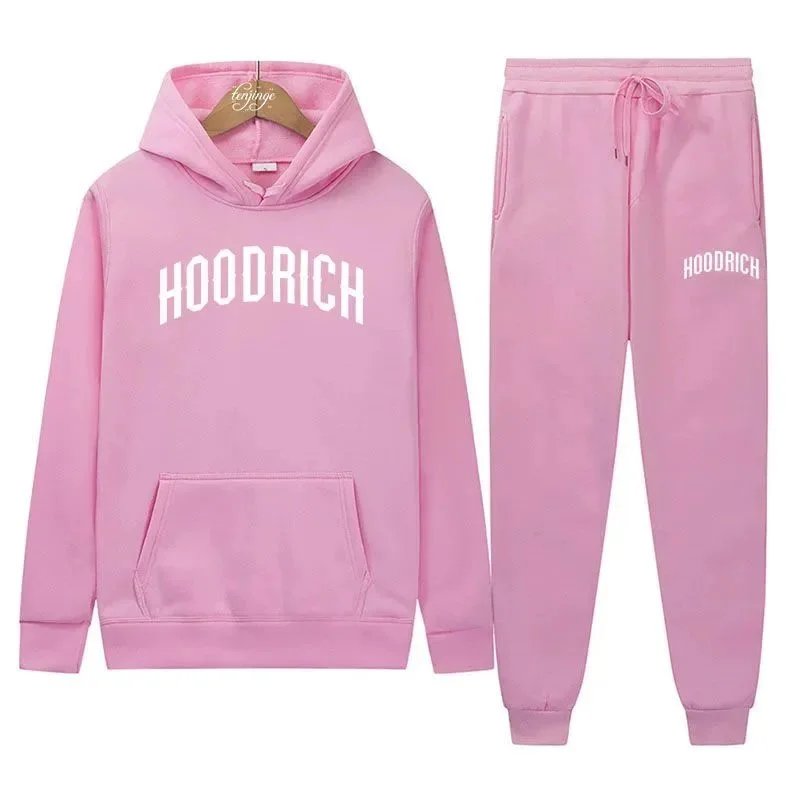 Hoodrich Arch Logo Hoodie and Sweatpants Set Royal Blue Tracksuit - 10