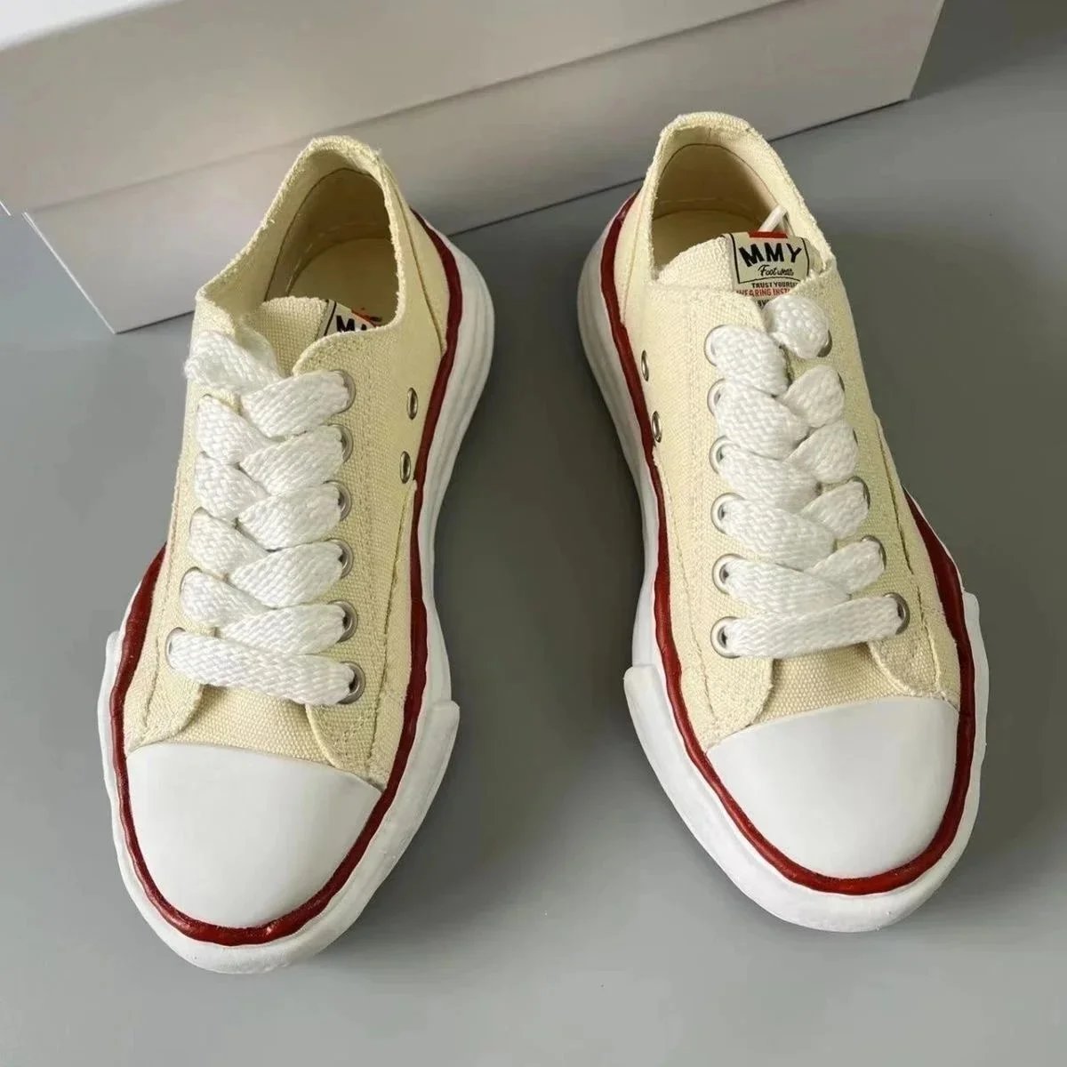 MMY Blakey Navy Canvas Sneakers - 3