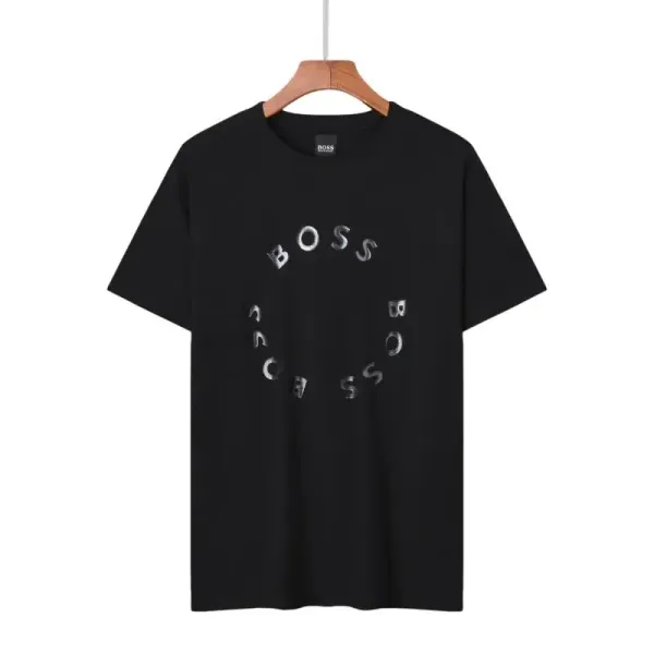 Hugo Boss Circle Logo Black T-Shirt - 1