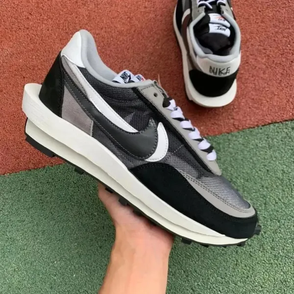 Nike x Sacai VaporWaffle Black/White/Gray Sneakers - 1